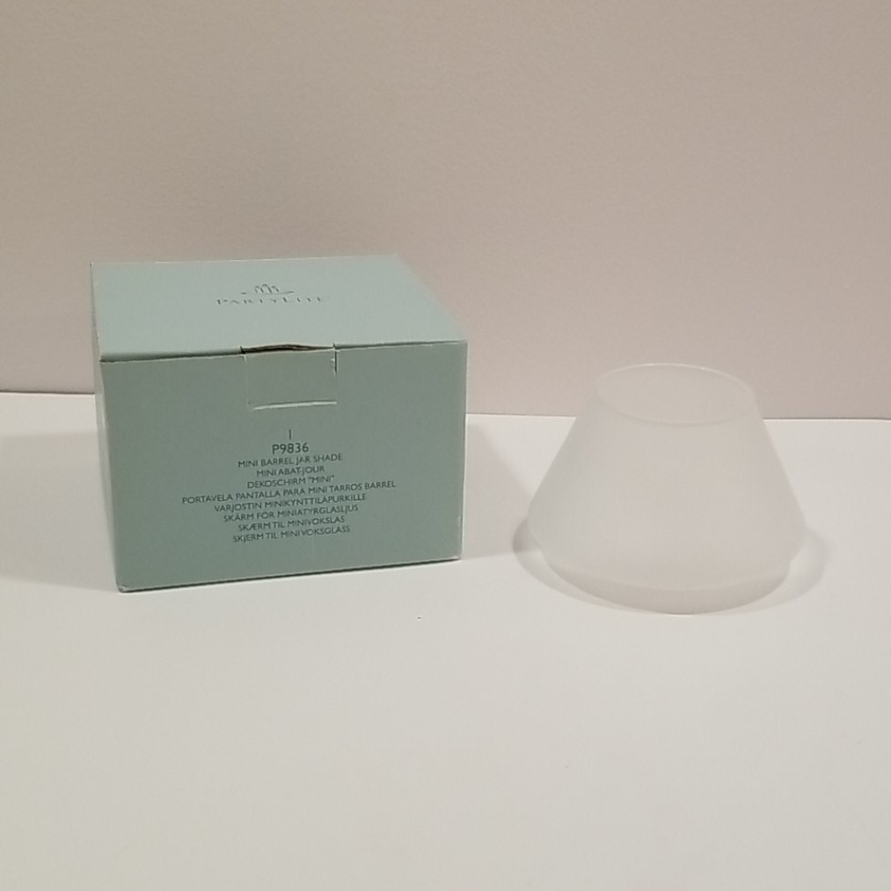 PartyLite Mini Barrel Jar Shade